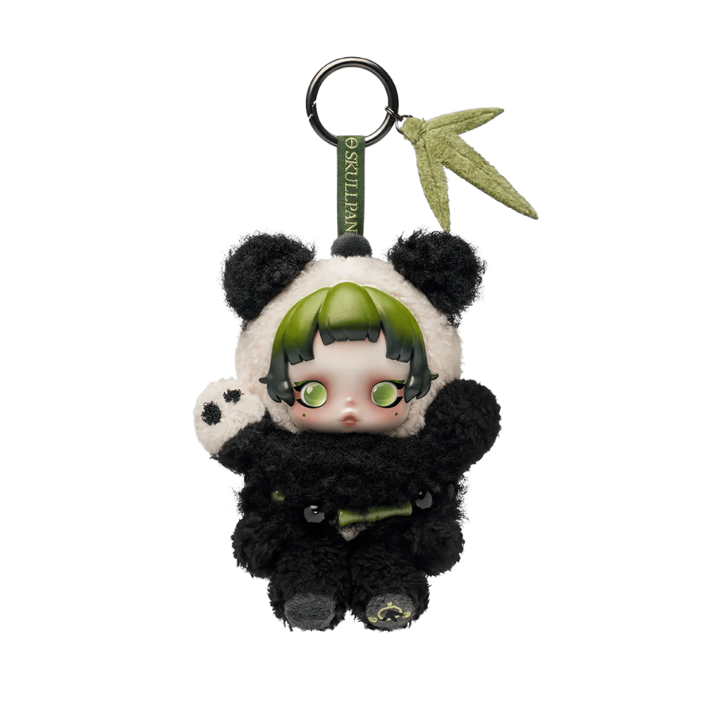 Skull Panda Lazy Panda Plush Doll Pendant By Pop Mart