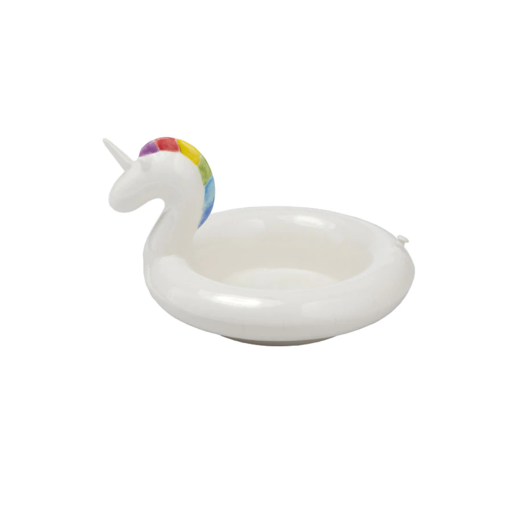 Floatie Ceramic Unicorn Dish