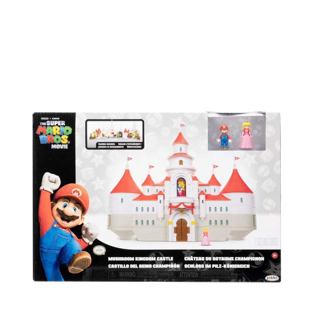 The Super Mario Bros. Movie - Mushroom Kingdom Castle Playset with Mini 1.25