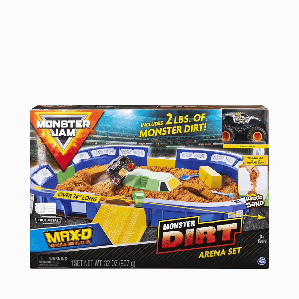 Monster Jam Kinetic Dirt Arena Playset