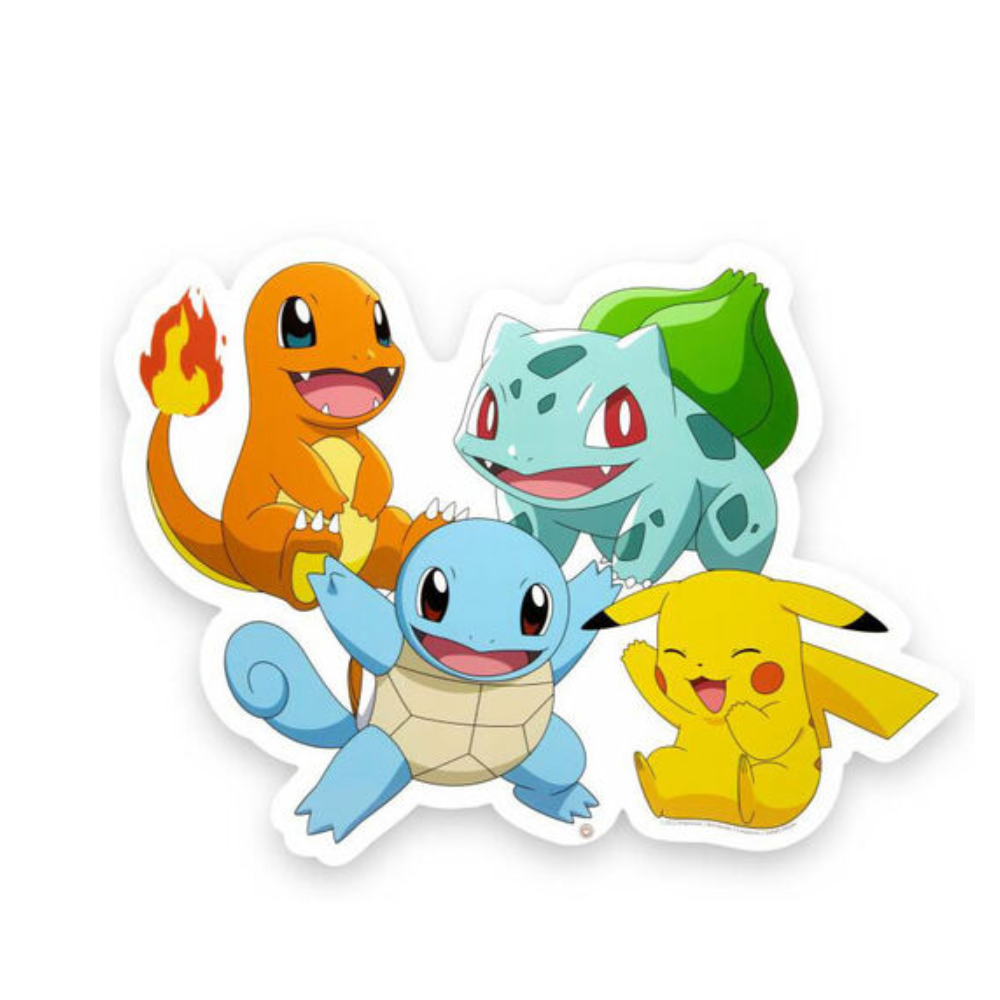 Pokemon Starters Group Wall Led Neon Lamp
