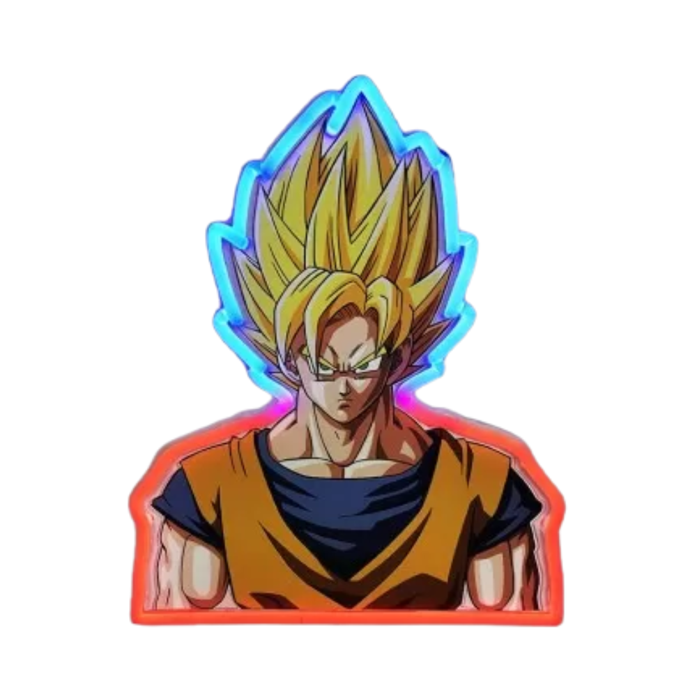 Dragon Ball Z Light Neon Wall Led Super Saiyan Goku