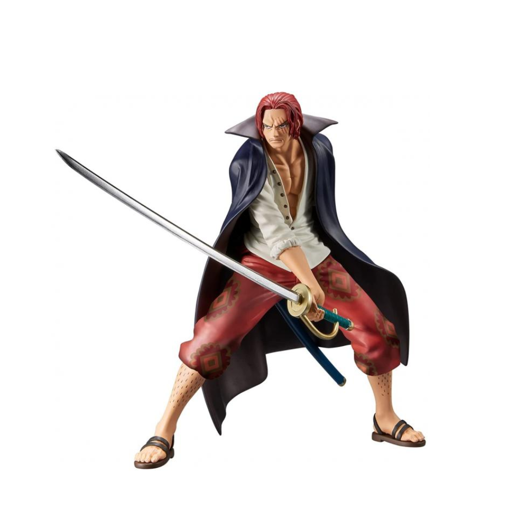 One Piece Film Red Posing Figure Shanks Reproduction DXF Figure By Banpresto
