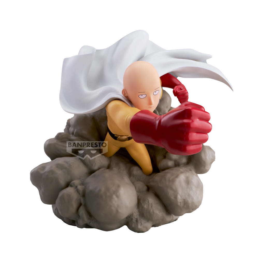 One Punch Man Saitama Diorama Figure By Banpresto