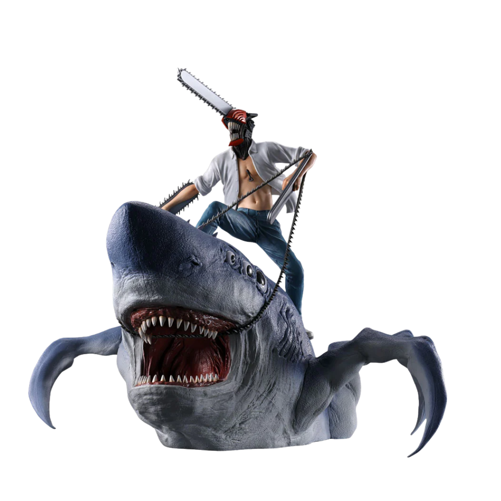 Chainsaw Man & Beam Ichibansho Figure By Bandai Namco