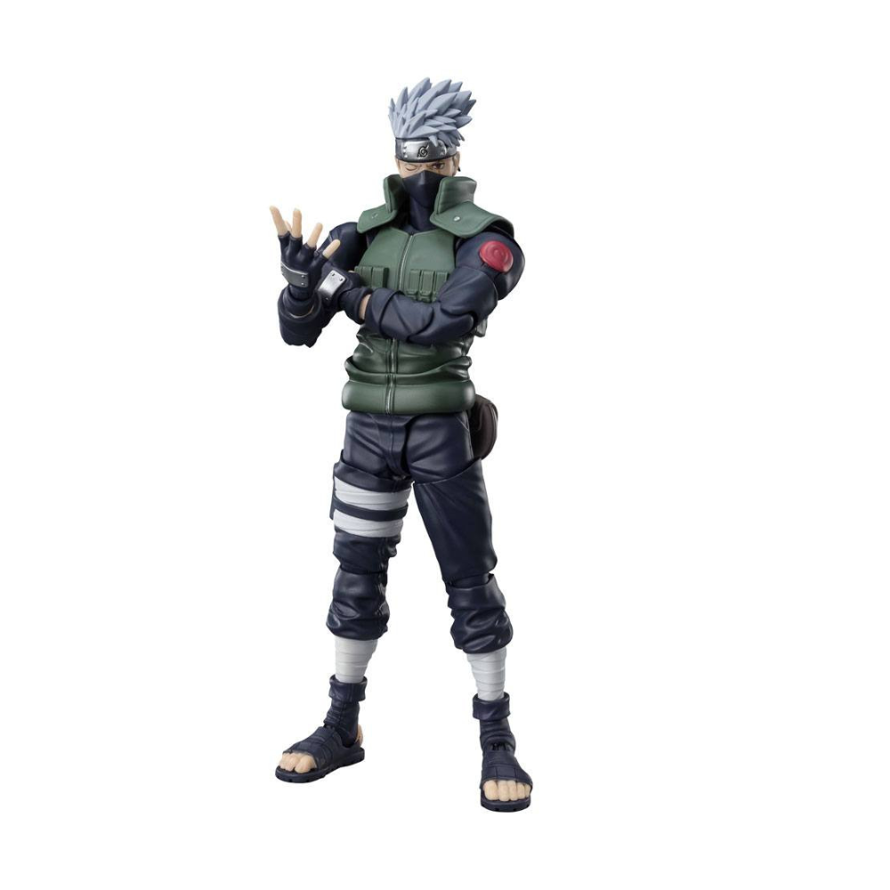 Naruto Shippuden Kakashi Hatake The Famed Sharingan Hero S.H.Figuarts Action Figure by Bandai Tamashii