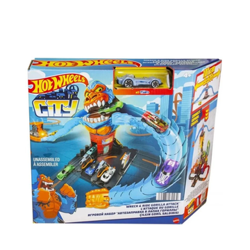 Hot wheels set with gorilla sales