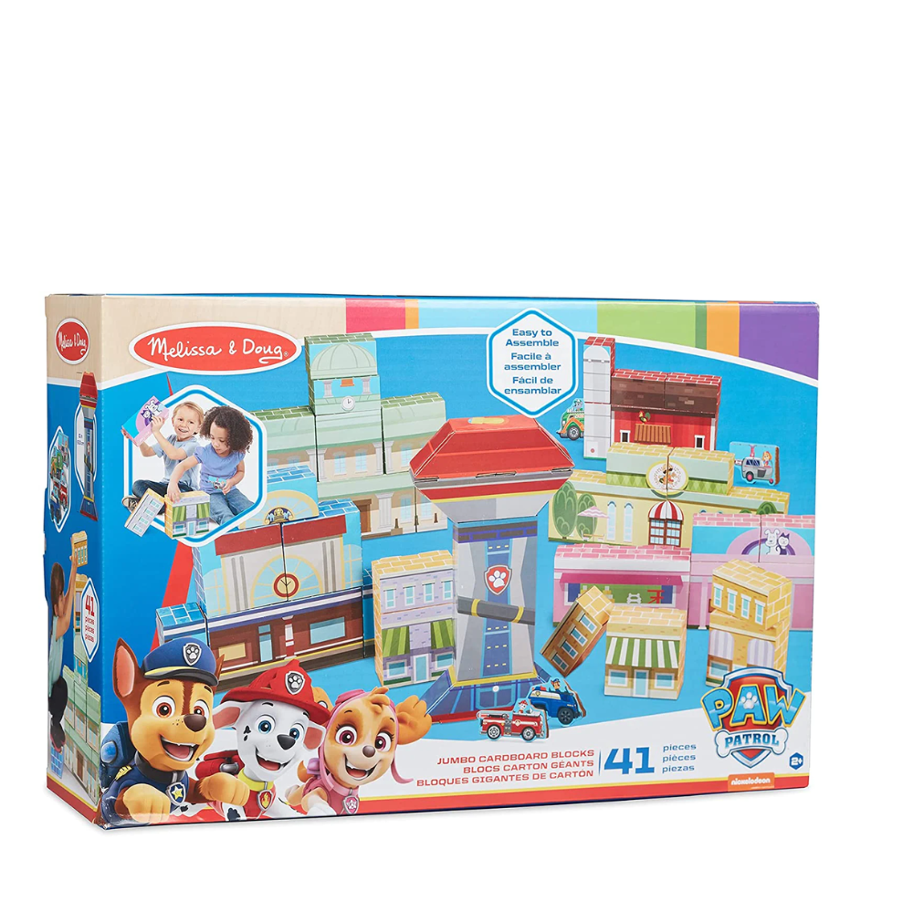 Melissa and Doug Paw Patrol Jumbo Cardboard Blocks