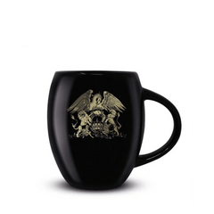 QUEEN (GOLD CREST) OVAL MUG By Pyramid