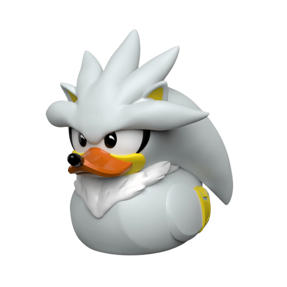 Sonic 1st Edition Silver the Hedgehog Rubber Duck By TUBBZ