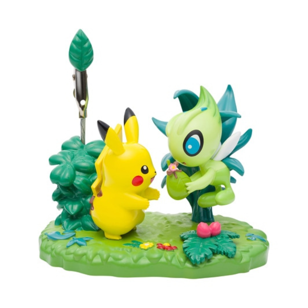 Pokemon Center Pikachu and Celebi Memo Holder