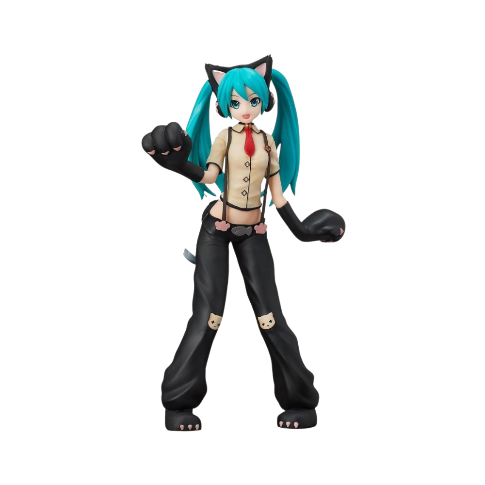 Hatsune Miku Project DIVA Arcade Future Tone Hatsune Miku SPM Figure Kitty Cat By Sega